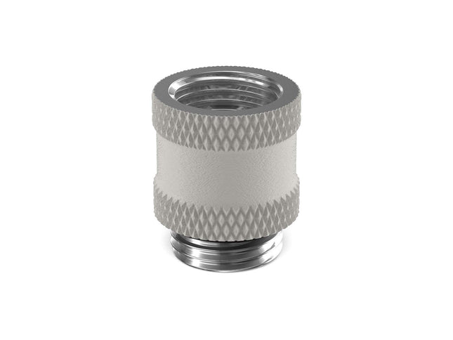 PrimoChill Male to Female G 1/4in. 15mm SX Extension Coupler - TX Matte Silver