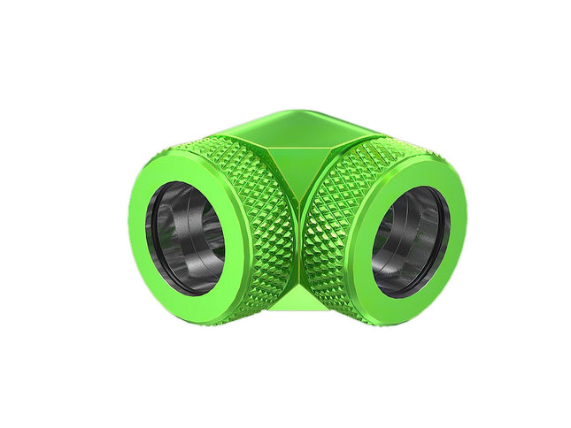 PrimoChill InterConnect SX Premium 90 Degree Elbow Adapter Fitting For 16MM Rigid Tubing (FA-9016) - Toxic Candy