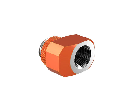 PrimoChill InterConnect SX Male to Female G 1/4in. Offset Full Rotary Fitting - 10mm - Candy Copper