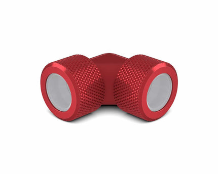 PrimoChill 16mm Rigid SX 90 Degree Fitting Set - PrimoChill - KEEPING IT COOL Candy Red