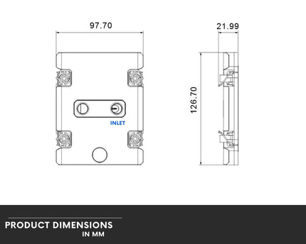 Bykski CPU-7529-SR Durable All Metal CPU Water Block For Intel LGA 7529 - Continuous Usage