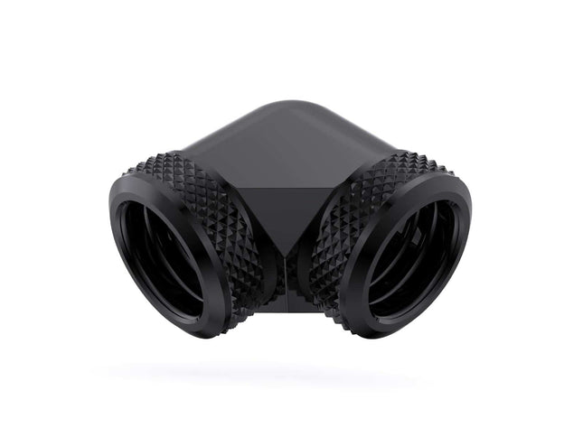 Bykski 16mm OD Rigid Tubing 90 Degree Fitting (CC-DB90L16-X) - Black