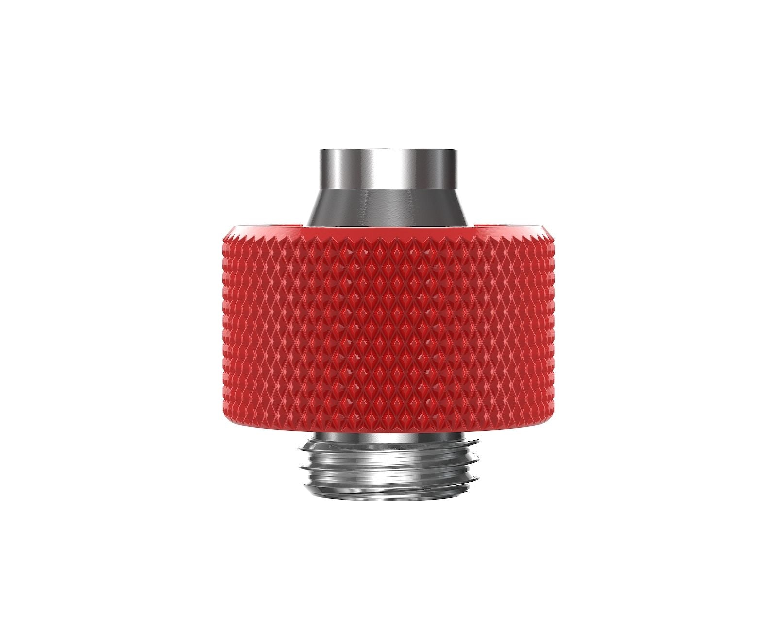 PrimoChill SecureFit SX - Premium Compression Fitting For 7/16in ID x 5/8in OD Flexible Tubing (F-SFSX758) - Available in 20+ Colors, Custom Watercooling Loop Ready - Razor Red