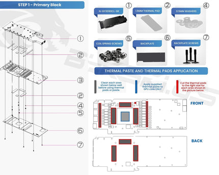 Bykski Durable Metal/POM GPU Water Block and Backplate For GALAXY GEFORCE RTX 3090 24GB CLASSIC (N-GY3090CL-SR) - Continuous Usage
