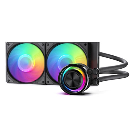 Bykski AIO Integrated Liquid CPU Cooler for Intel LGA1700/1800/115X and AMD Ryzen 9/7/5/3 AM5/AM4 featuring A-RGB Lighting - 240mm (B-FRB240)