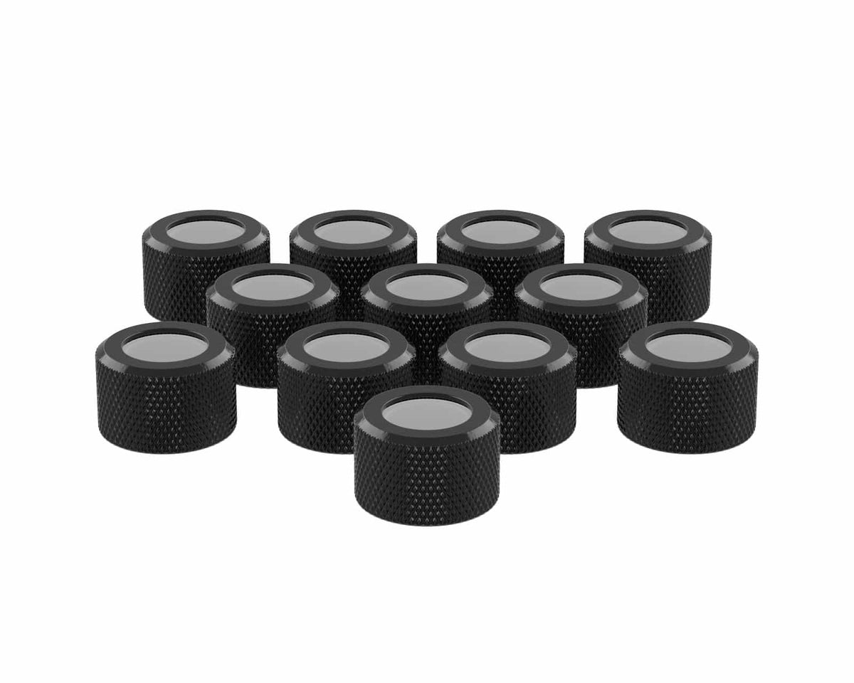 PrimoChill RMSX Replacement Cap Switch Over Kit - 12mm - Satin Black