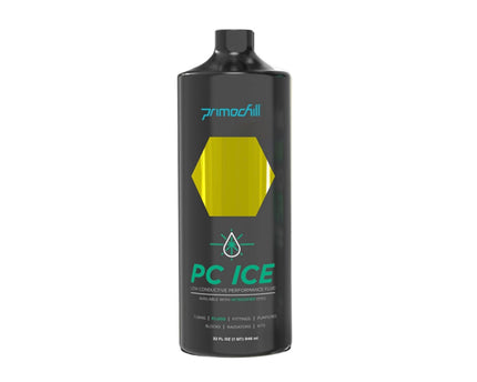 PrimoChill Ice - Computer WaterCooling Coolant, Low-Conductive, Transparent, Full Protection, Proudly Made in the USA (32oz/.9L) - Yellow