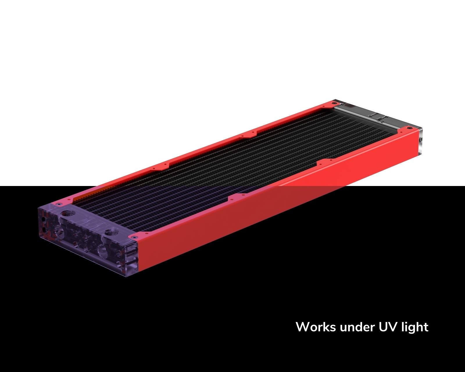 PrimoChill 360SL (30mm) EXIMO Modular Radiator, Clear Acrylic, 3x120mm ...