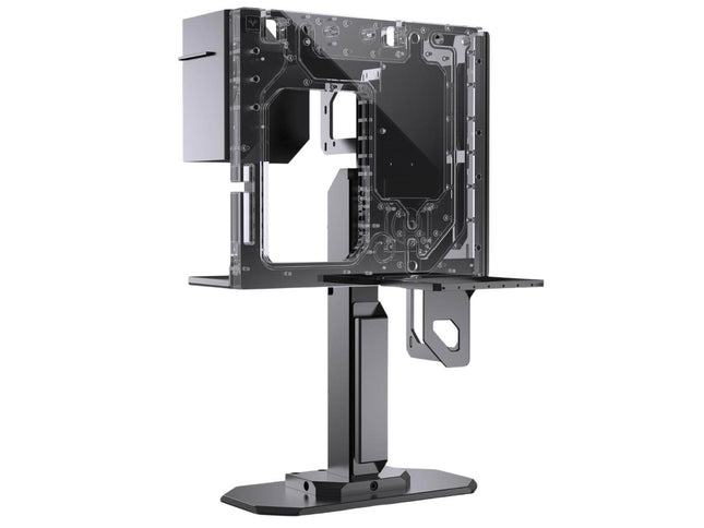 Granzon G10 Liquid Cooling Distro Show Case - Desk Mounted Open-Air Design for High-Performance Cooling - No Thanks