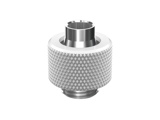 PrimoChill SecureFit SX - Premium Compression Fitting For 3/8in ID x 1/2in OD Flexible Tubing (F-SFSX12) - Available in 20+ Colors, Custom Watercooling Loop Ready - Sky White