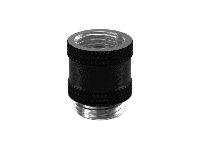 PrimoChill Male to Female G 1/4in. 15mm SX Extension Coupler - TX Matte Black