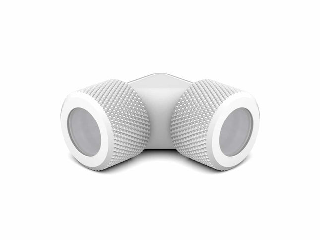 PrimoChill 14mm Rigid SX 90 Degree Fitting Set - PrimoChill - KEEPING IT COOL Sky White