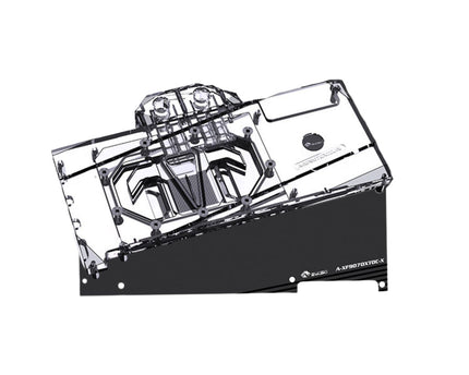 Bykski Full Coverage GPU Water Block and Backplate For XFX AMD MERCURY Radeon RX 9070 XTOC GAMING 16GB  (A-XF9070XTOC-X)