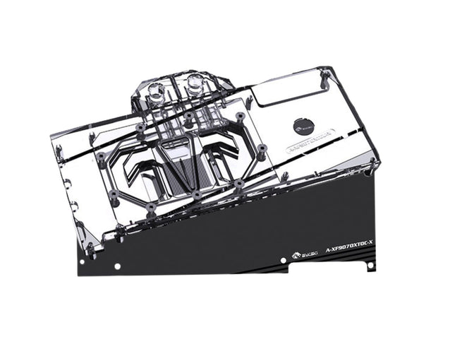 Bykski Full Coverage GPU Water Block and Backplate For XFX AMD MERCURY Radeon RX 9070 XTOC GAMING 16GB  (A-XF9070XTOC-X)