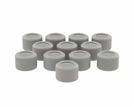 PrimoChill RMSX Replacement Cap Switch Over Kit - 12mm - TX Matte Silver