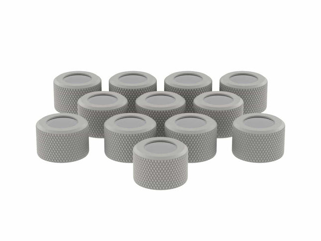 PrimoChill RMSX Replacement Cap Switch Over Kit - 12mm - TX Matte Silver
