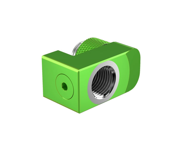 PrimoChill Male to Female G 1/4in. Supported Offset Rotary Fitting - Toxic Candy