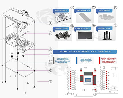Bykski Full Coverage GPU Water Block and Backplate For MSI GeForce RTX 4080 SUPER 16G GAMING X SLIM (N-MS4080SGMSL-X)