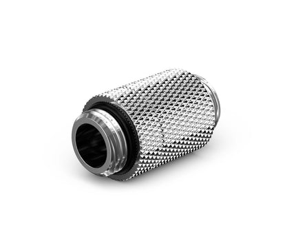 PrimoChill Dual Male G 1/4in. SX Rotary Extension Coupler - Silver Nickel