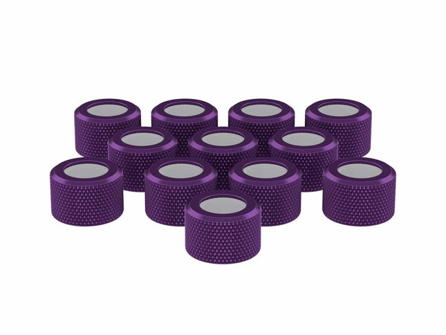 PrimoChill RMSX Replacement Cap Switch Over Kit - 12mm - Candy Purple