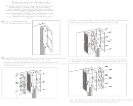 Bykski Radiator DIY Mounting Bracket - 240mm (B-ST-2FN-V2)