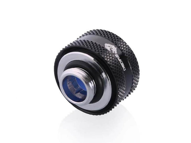 Bykski Anti-Off Rigid 16mm OD Fitting - Black (B-FTHTJ-L16) - Black