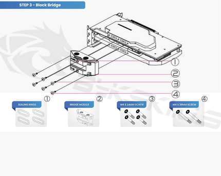Bykski Full Coverage GPU Water Block w/ Integrated Active Backplate for Gigabyte RTX 3080/3090 (N-GV3090GMOC-TC-V2)