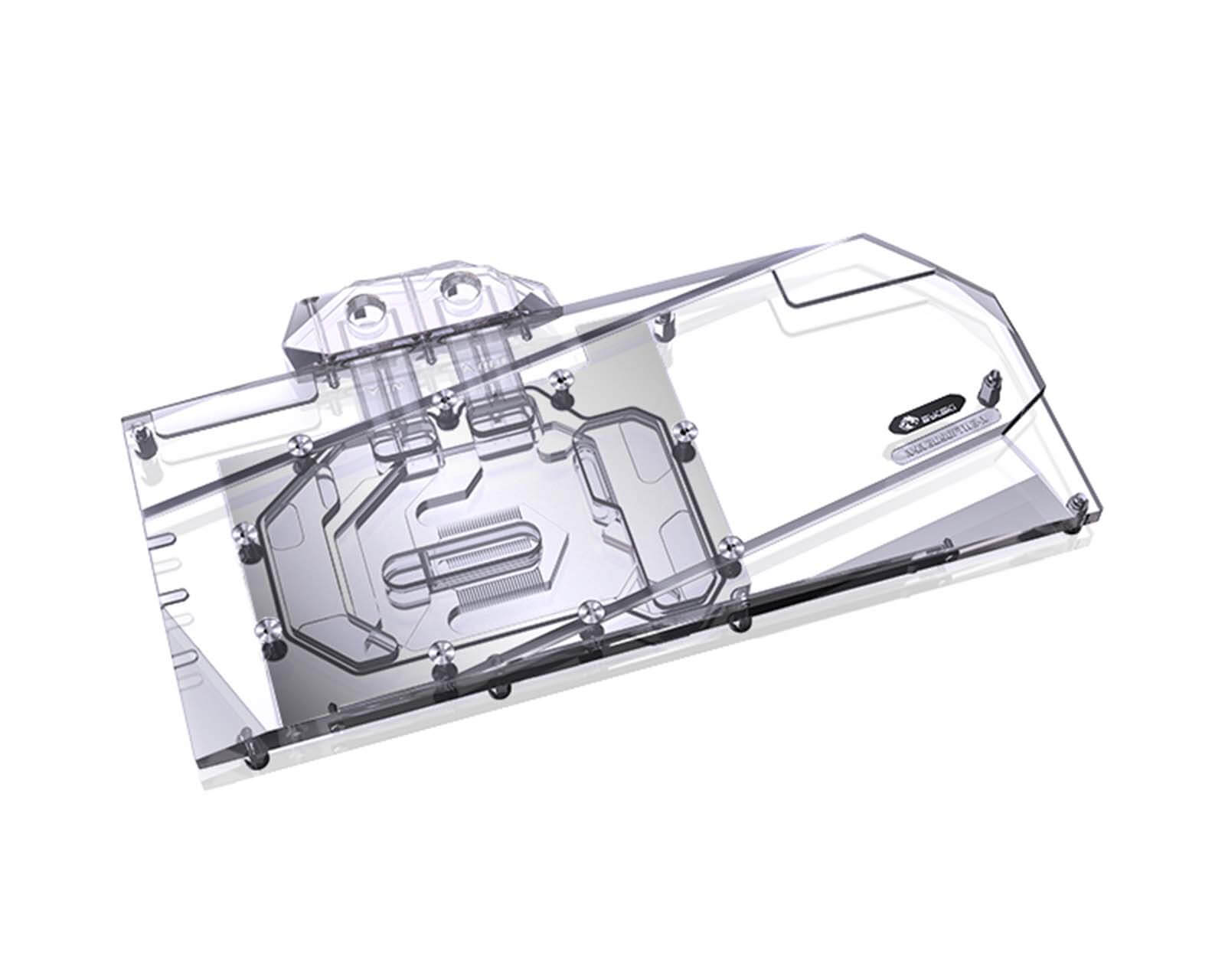 Bykski Full Coverage GPU Water Block and Backplate for EVGA RTX 3090/3080 FTW3 Ultra Gaming (N-EV3090FTW3-X)