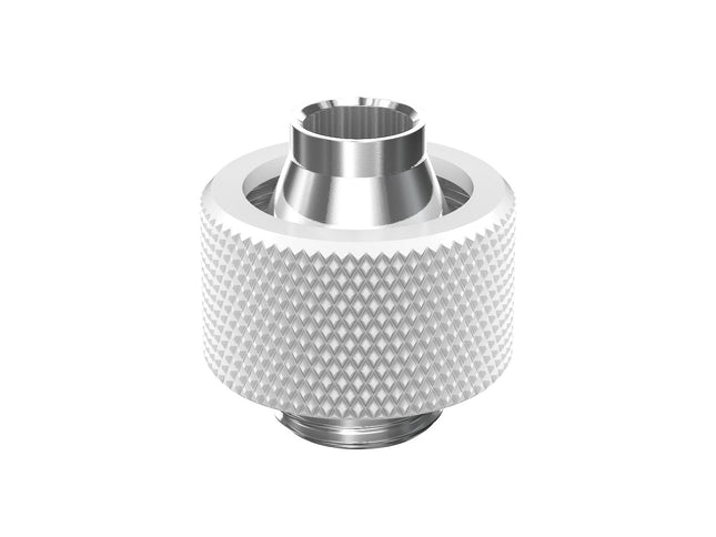 PrimoChill SecureFit SX - Premium Compression Fitting For 3/8in ID x 5/8in OD Flexible Tubing (F-SFSX58) - Available in 20+ Colors, Custom Watercooling Loop Ready - Sky White