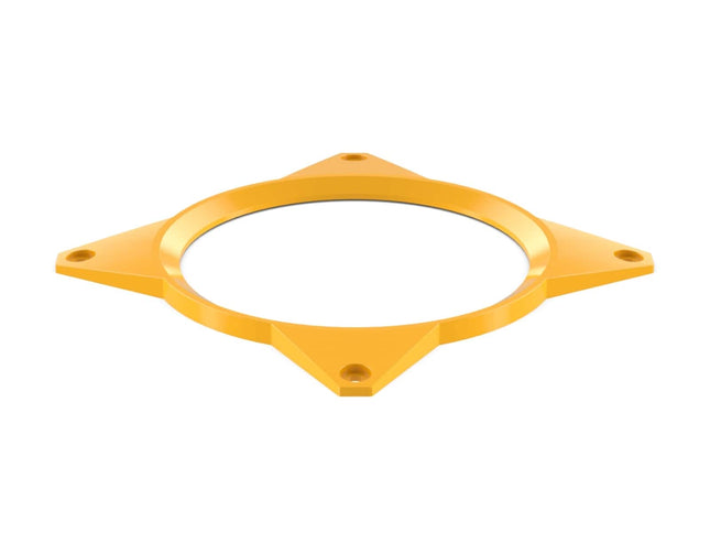 PrimoChill 140mm Aluminum SX Fan Cover - Yellow