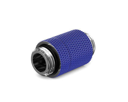 PrimoChill Dual Male G 1/4in. SX Rotary Extension Coupler - True Blue