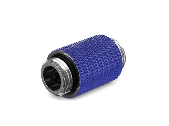 PrimoChill Dual Male G 1/4in. SX Rotary Extension Coupler - True Blue
