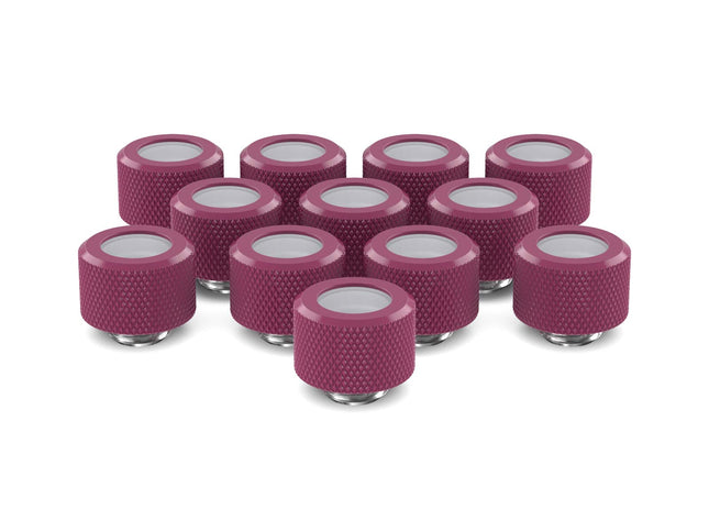 PrimoChill 14mm OD Rigid SX Fitting - 12 Pack - Magenta