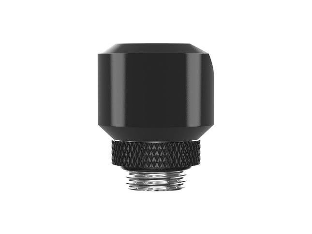 PrimoChill InterConnectSX Flat 45 Degree Rotary Fitting (FAF45) – Enhanced PC Cooling with Sleek Aesthetics - Available in 20+ Colors, Custom Watercooling Loop Ready - Satin Black