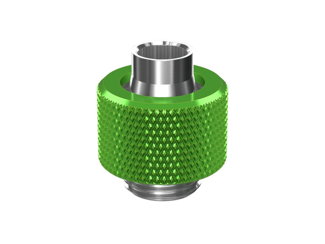 PrimoChill SecureFit SX - Premium Compression Fitting For 3/8in ID x 1/2in OD Flexible Tubing (F-SFSX12) - Available in 20+ Colors, Custom Watercooling Loop Ready - Toxic Candy