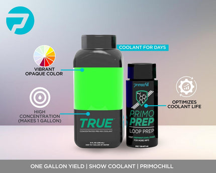 PrimoChill True Opaque - Computer WaterCooling Coolant, Concentrate, Solid/Non-Transparent, Full Protection, PrimoPrep Included, Proudly Made in the USA (Yields a Gallon of Coolant) - Toxic Candy