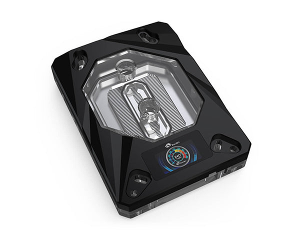 Bykski CPU-RAY-ON-M Temperature Display CPU Water Cooling Block for AMD Ryzen / Threadripper (AM4/AM5/TR4)