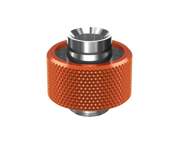 PrimoChill SecureFit SX - Premium Compression Fitting For 1/2in ID x 3/4in OD Flexible Tubing (F-SFSX34) - Available in 20+ Colors, Custom Watercooling Loop Ready - Candy Copper