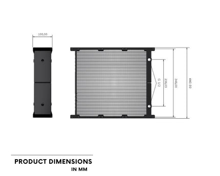 Bykski Extreme-Performance Multi-Block 4,200W Heat Dissipation Radiator, 9x120mm Support (CR-RD1080RC-TK100)