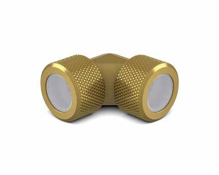 PrimoChill 16mm Rigid SX 90 Degree Fitting Set - PrimoChill - KEEPING IT COOL Candy Gold