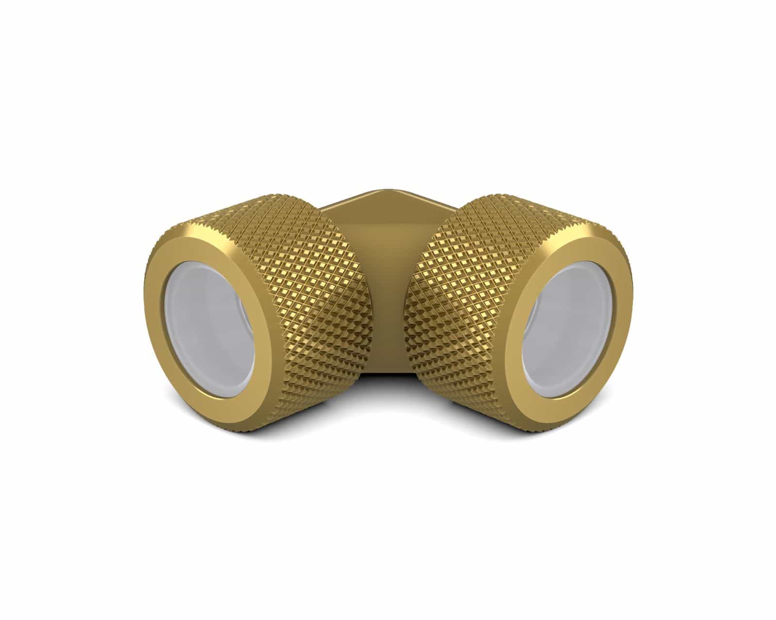 PrimoChill 16mm Rigid SX 90 Degree Fitting Set - Candy Gold