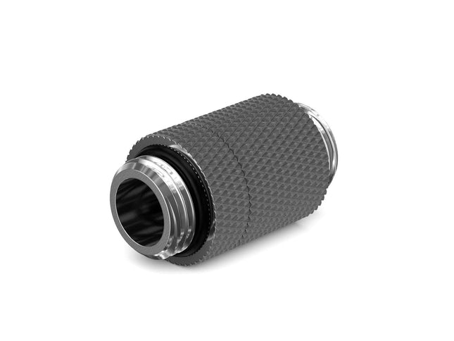 PrimoChill Dual Male G 1/4in. SX Rotary Extension Coupler - TX Matte Gun Metal