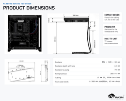 Bykski 360mm AIO Liquid GPU Cooler For ASUS ROG Astral Gaming GeForce RTX 5090 32GB BTF OC (B-FRD-AS5090MATRIX-X-360) | role:install