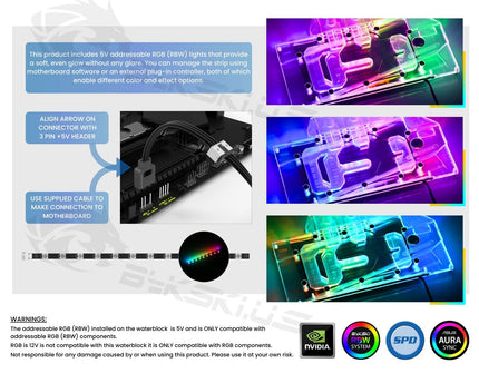 Bykski Durable 360mm AIO Liquid GPU Cooler For EVGA RTX 3090/3080 FTW3 Ultra (B-FRD-EV3090FTW3-X-360)