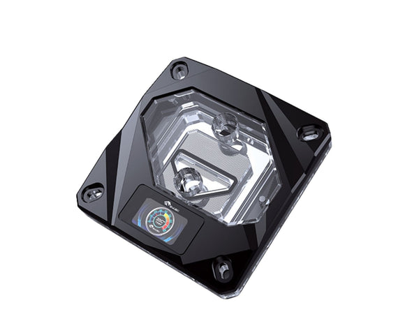 Bykski CPU-FIRE-ON-I Digital Temperature Display CPU Water Cooling Block for Intel Core (LGA 115x/1200/1366/20xx)