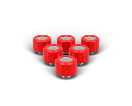 PrimoChill 14mm OD Rigid SX Fitting - 6 Pack - PrimoChill - KEEPING IT COOL Comp Red