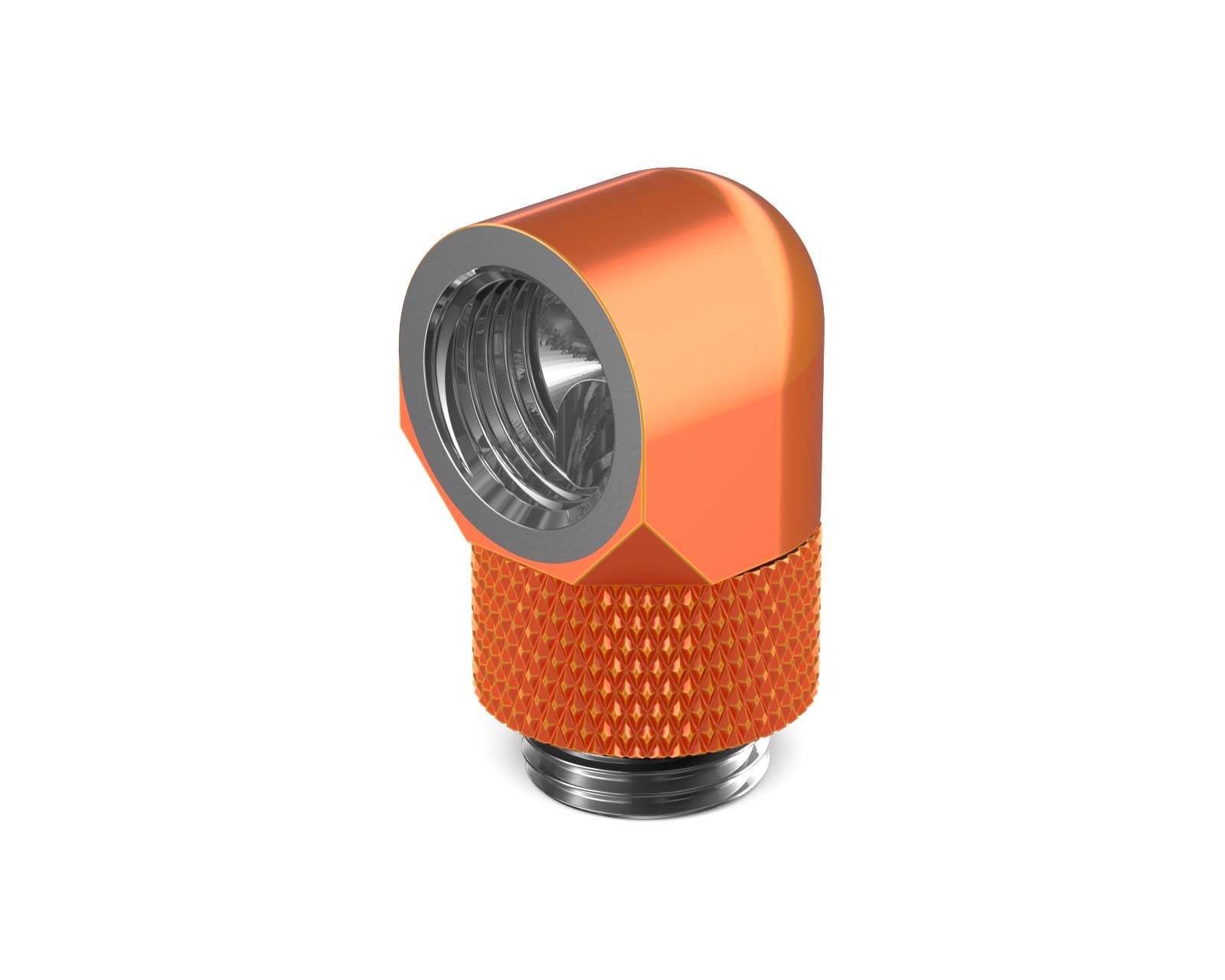 PrimoChill Male to Female G 1/4in. 90 Degree SX Rotary Elbow Fitting - PrimoChill - KEEPING IT COOL Candy Copper