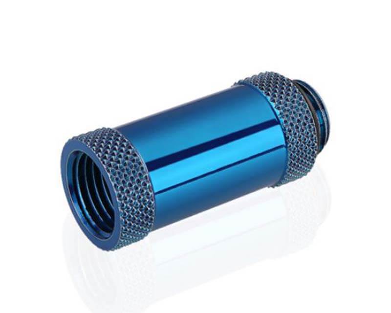 Bykski G 1/4in. Male/Female Extension Coupler - 35mm (B-EXJ-35) - PrimoChill - KEEPING IT COOL Blue