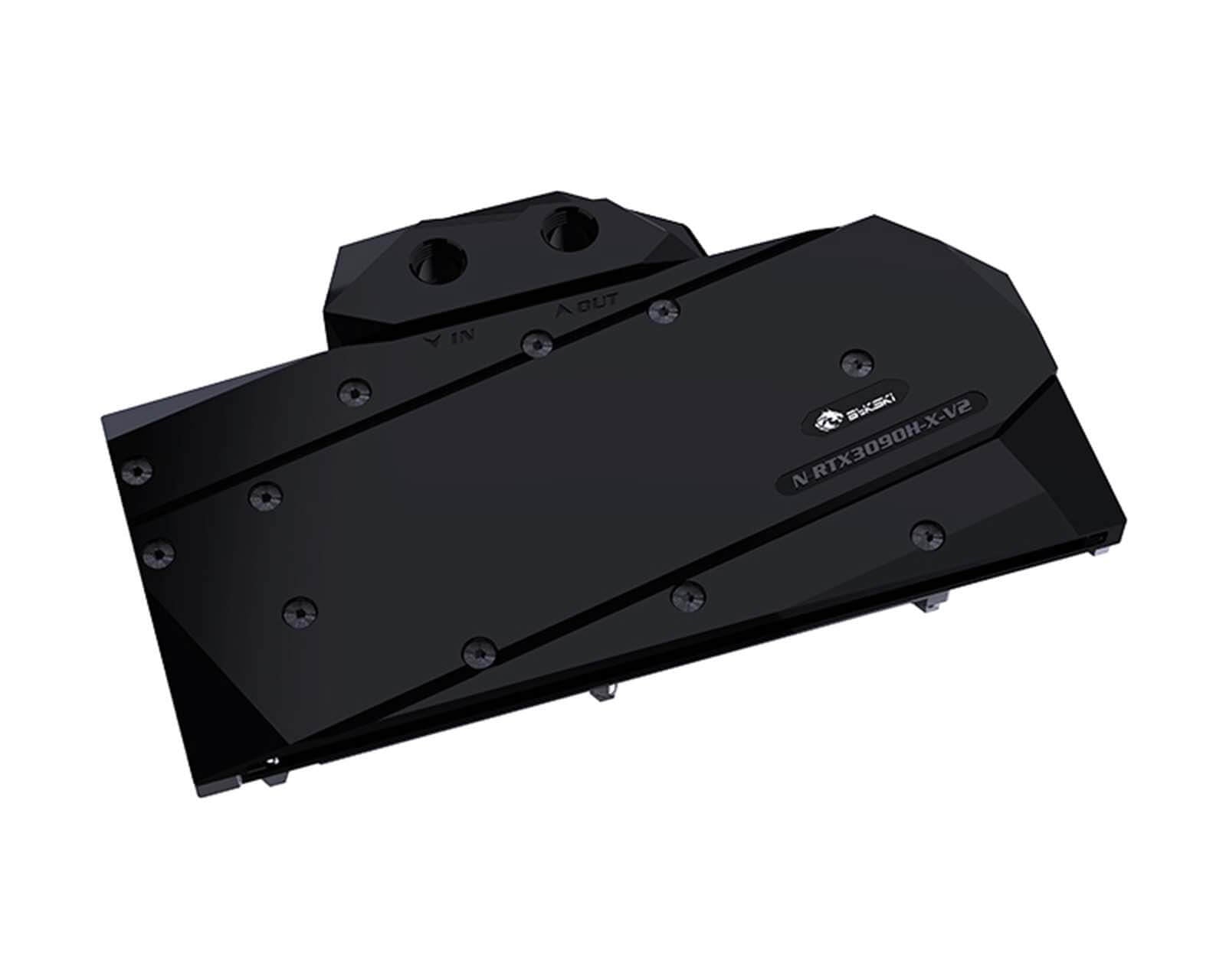Bykski Full Coverage GPU Water Block and Backplate for AIC Reference RTX 3080/3090 - Version 2 - Black POM (N-RTX3090H-X-V2) - PrimoChill - KEEPING IT COOL