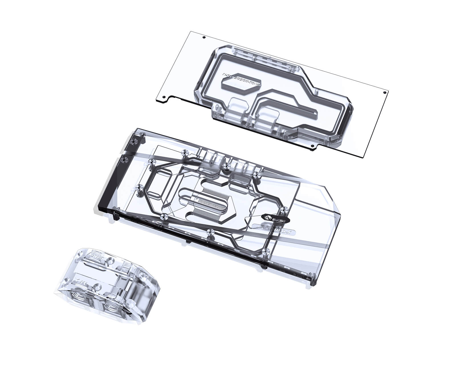 Bykski Full Coverage GPU Water Block w/ Integrated Active Backplate for Inno3D RTX 3090 Ice Dragon (N-ICH3090-TC) - PrimoChill - KEEPING IT COOL